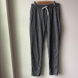 Vuori Ponto Performance Pants in Heather Grey Dreamknit 4 Way Stretch Size M